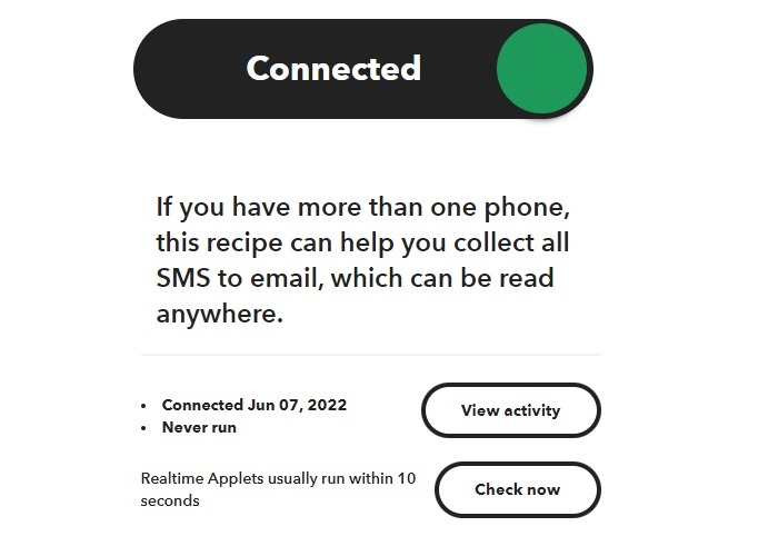Forward Sms Android Ifttt View Activity