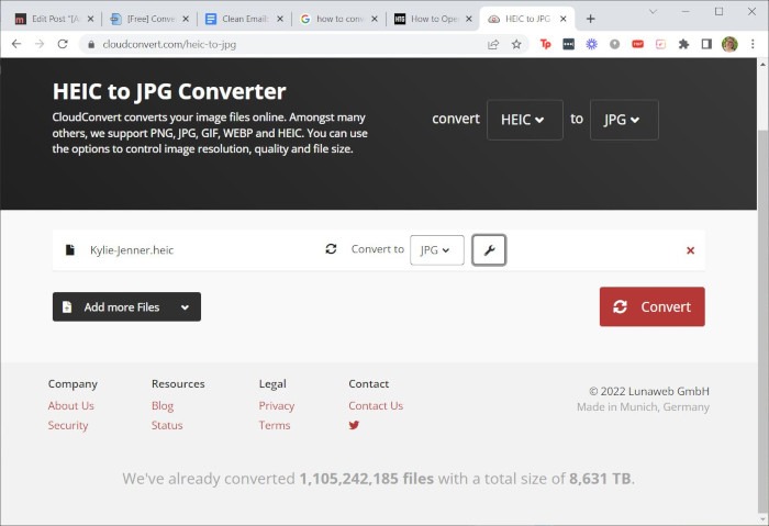 Heic To Jpg Cloudconvert