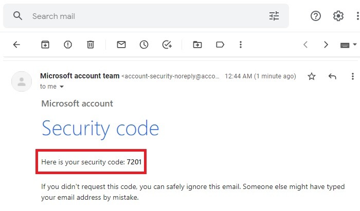 Hotmail Login Security Code Alternate Email