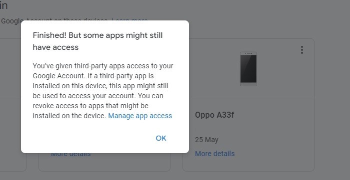 Locked Out Google Recovery Some Apps Still Have Access