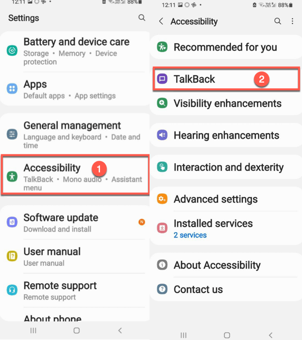 Open Accessibility Settings 1