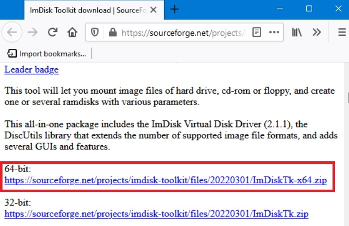 Ram Drive Windows Imdisk 64bit Download