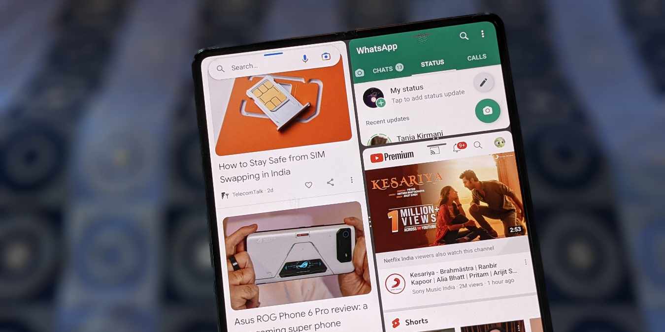 Samsung Galaxy Fold Split Screen Tips