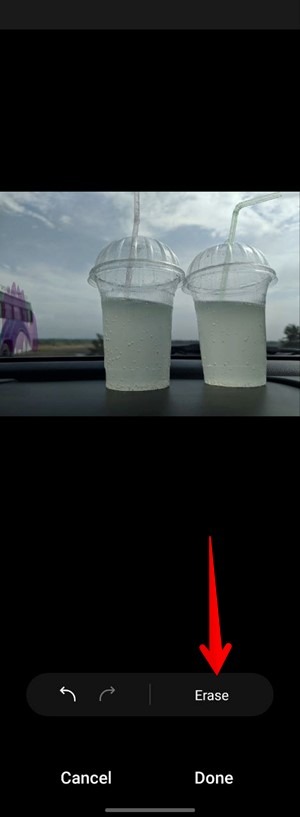 Samsung Gallery Object Eraser Select