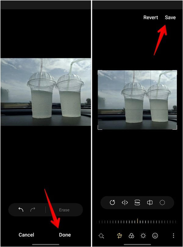 Samsung Gallery Save Edited Image