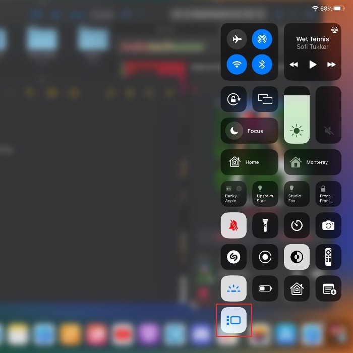 Stage Manager Control Center Ipad