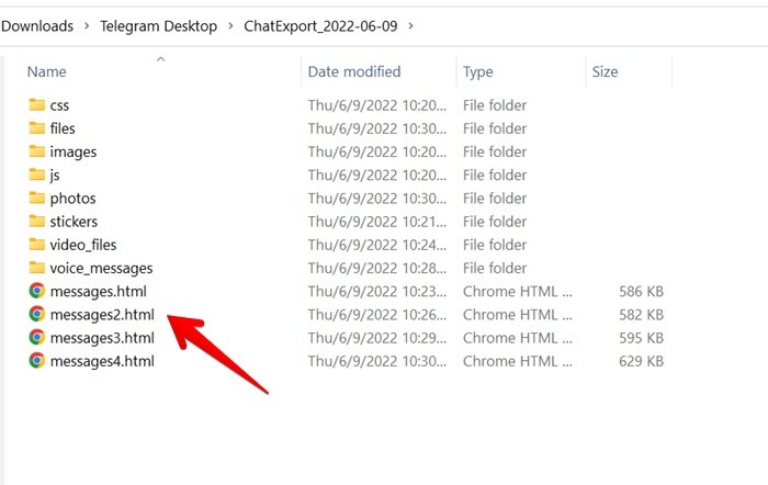 Telegram Export Individual Chat Computer Messages
