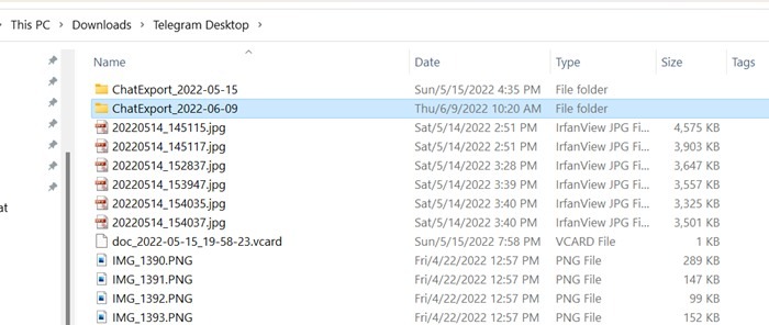 Telegram Export Individual Chat Computer