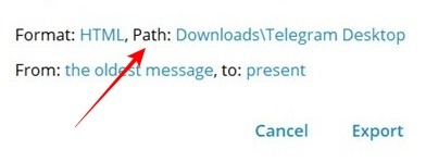 Telegram Export Individual Chat From