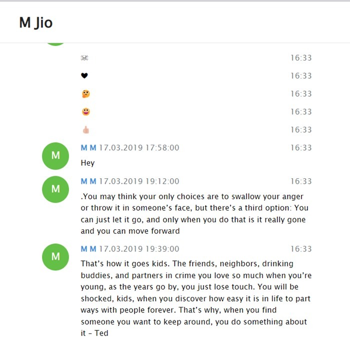 Telegram Exported Chat