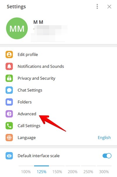 Telegram Pc Settings Advanced
