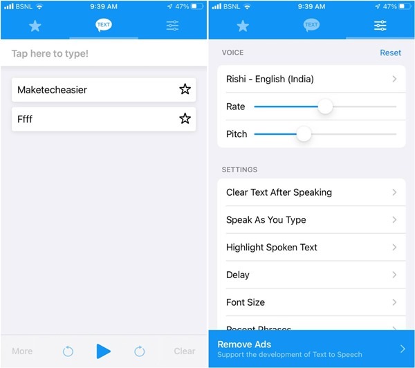 Text To Speech Ios Apps