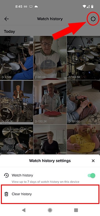 Tiktok Watch History Clear