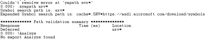 Wdf Violation Analyze No Export Analyze Found