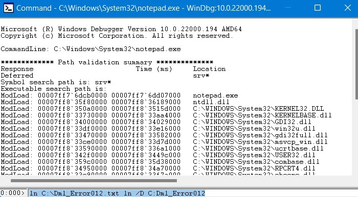 Wdf Violation Analyze Ln Command