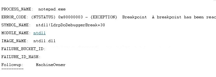 Wdf Violation Exception Breakpoint