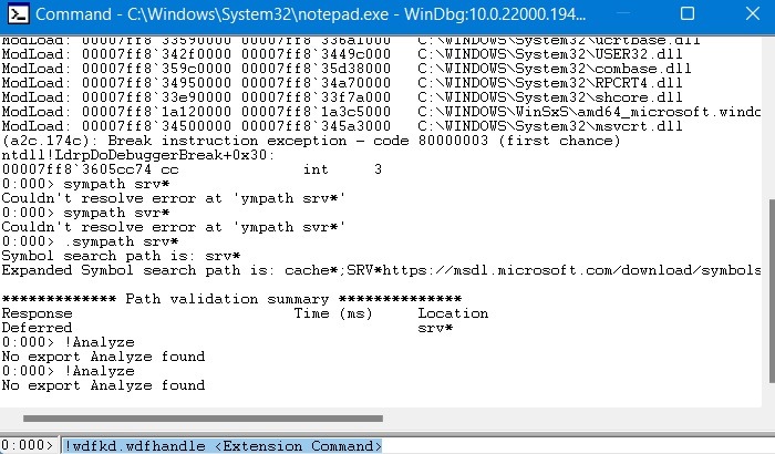 Wdf Violation Extension Command
