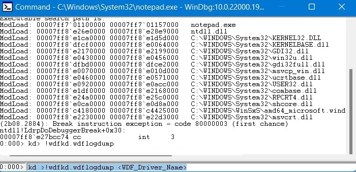 Wdf Violation Windbg Dump File Command