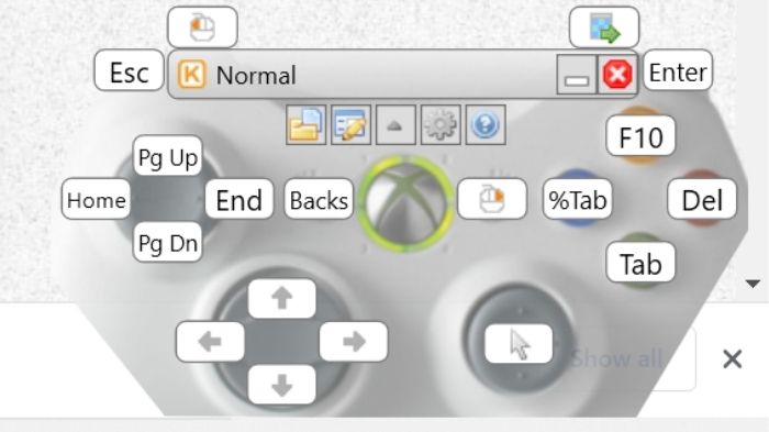 Windows Controller Keysticks