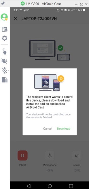 Airdroid Cast Review Controls Permission