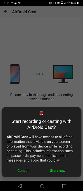Airdroid Cast Review Warning