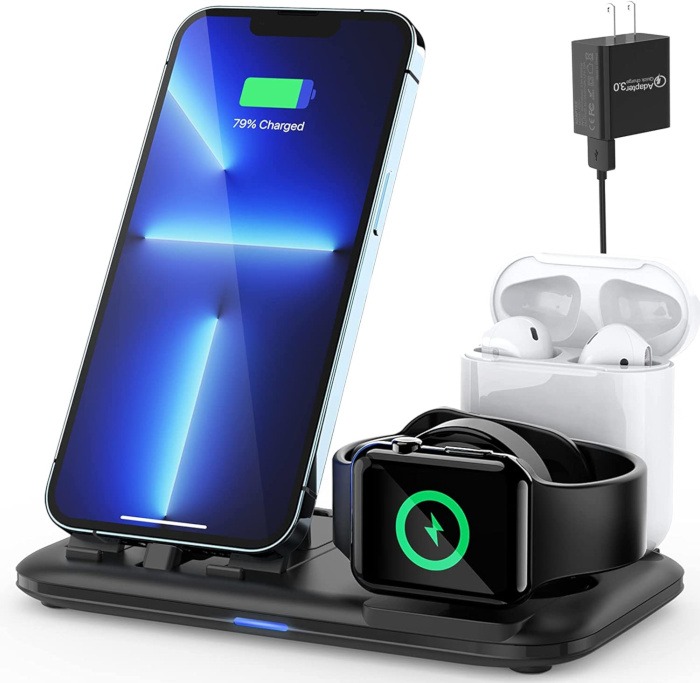 Apple Watch Docking Station Olebr 3 In 1 Charging Station