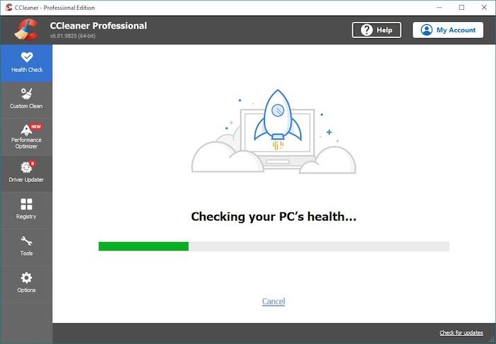 Ccleaner Health Check