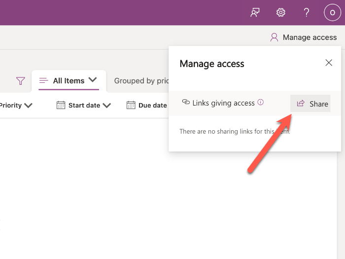 Click On Share Button