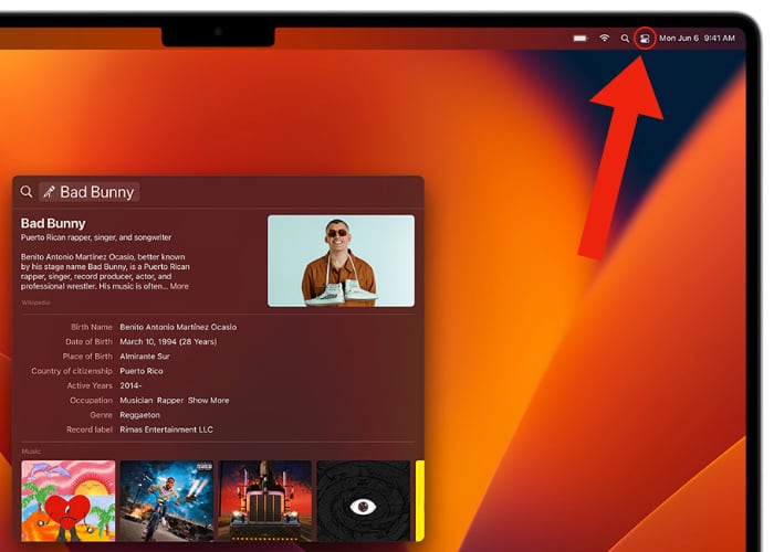 Control Center Mac Ventura