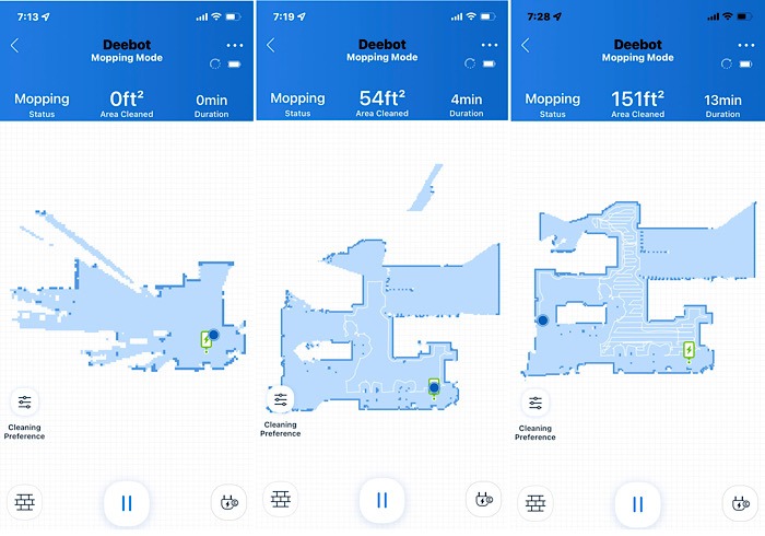Ecovacs Deebot N8 Pro 1st Map