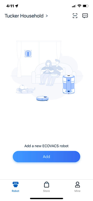 Ecovacs Deebot N8 Pro Add Robot