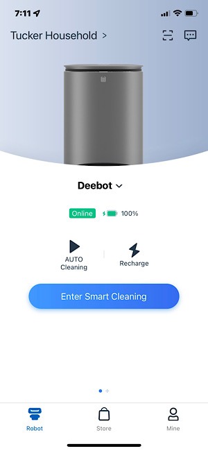 Ecovacs Deebot N8 Pro Enter Smart Cleaning
