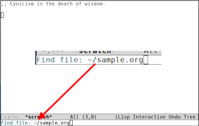 Emacs Latex 09 Open New Org File