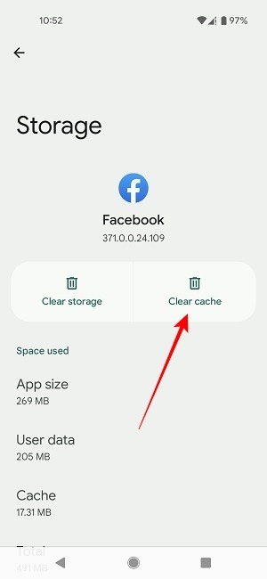 Facebook Images Not Loading Delete Cache