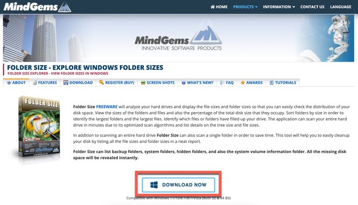 Folder Size Download