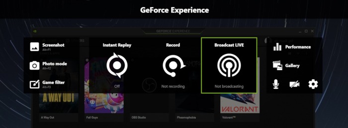 Geforce Experience Guide Nvidia Share Overlay