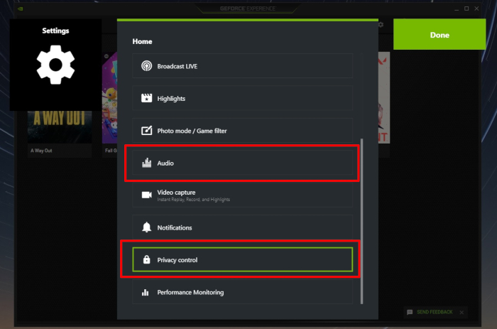Geforce Experience Guide Nvidia Share Settings