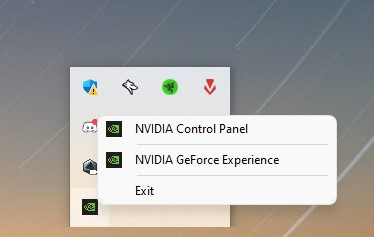 Geforce Experience Guide Nvidia Tray