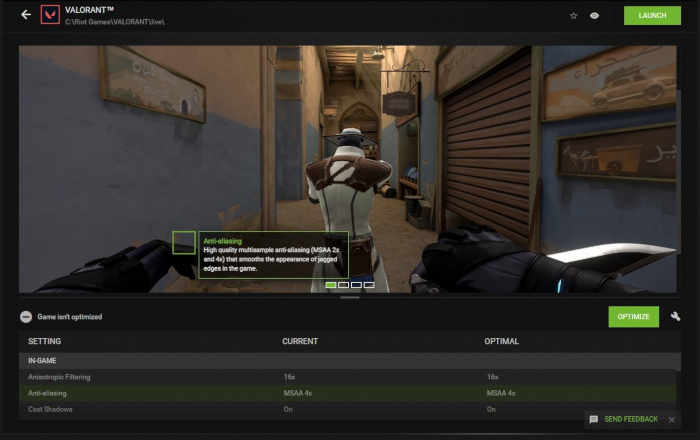 Geforce Experience Guide Effects Information