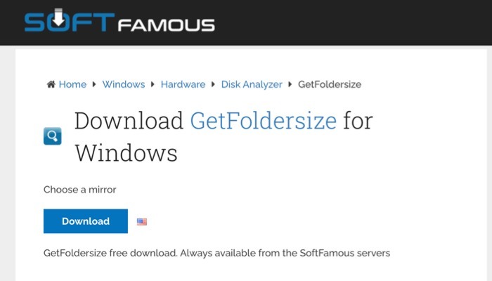 Get Folder Size Download