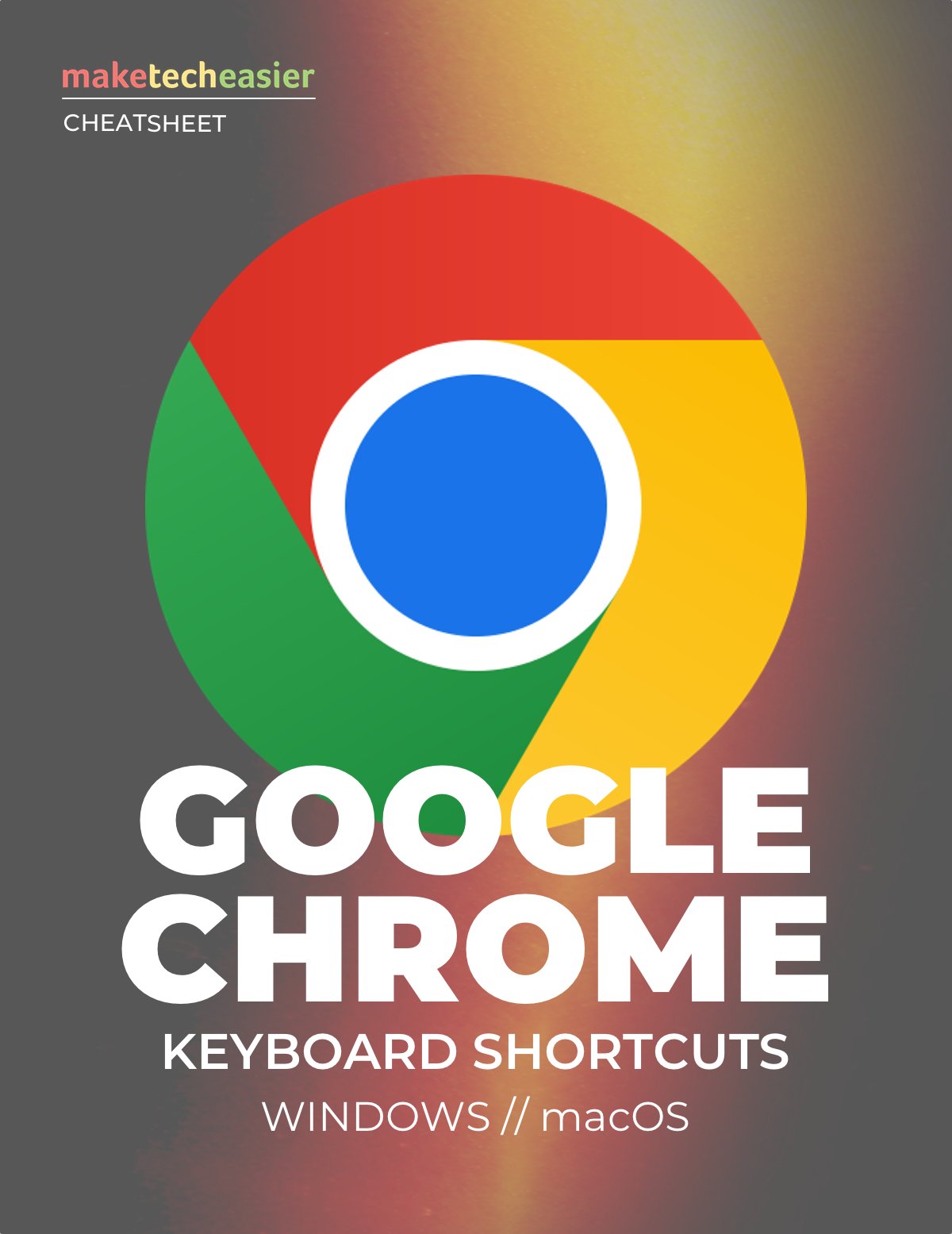 Google Chrome Keyboard Shortcuts Download