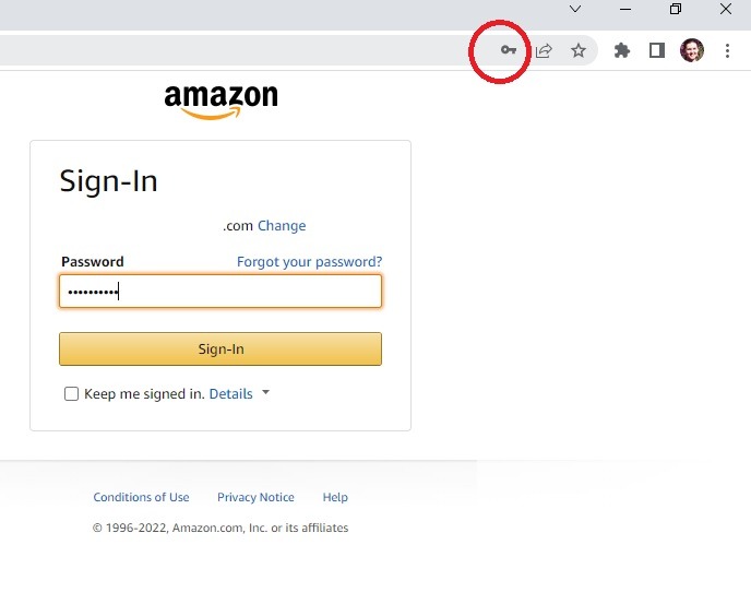 Alternate method to auto-save passwords.
