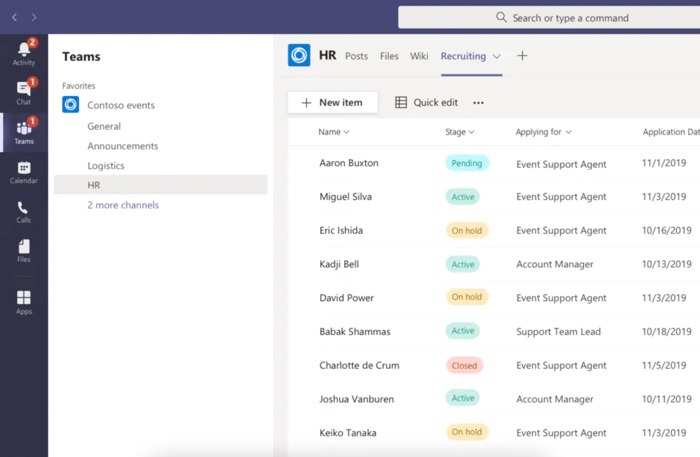 Hr Management Microsoft Lists