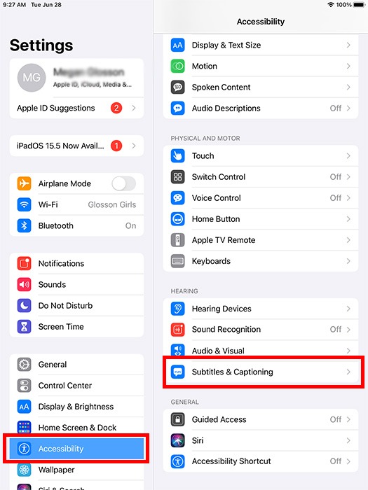 Ipad Iphone Senior Hearing Subtitles Captioning