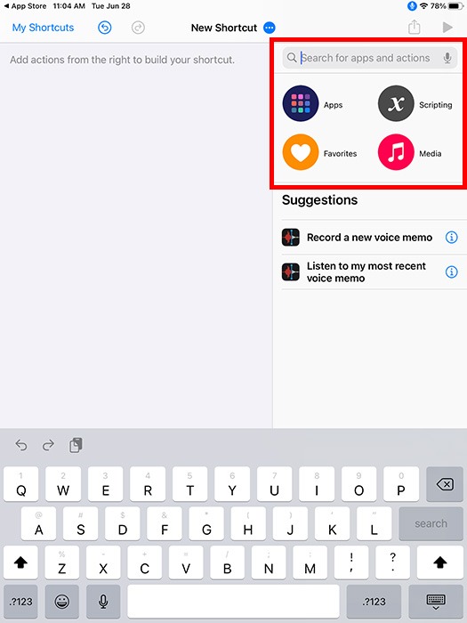 Ipad Iphone Senior New Shortcut Search
