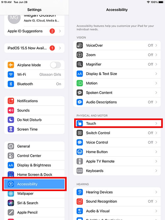 Ipad Iphone Senior Touch