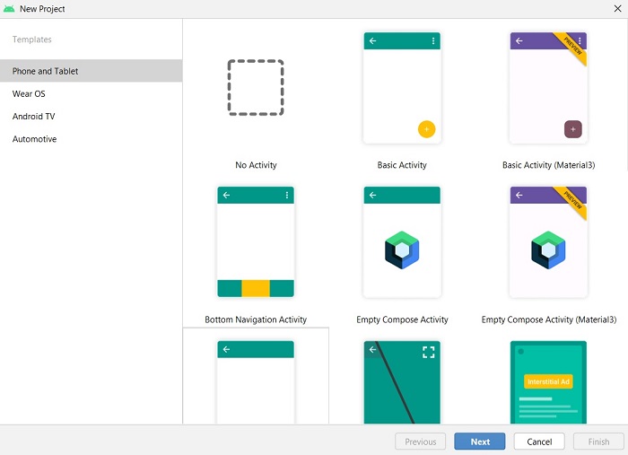 Install Android Sdk Studio Windows New Project