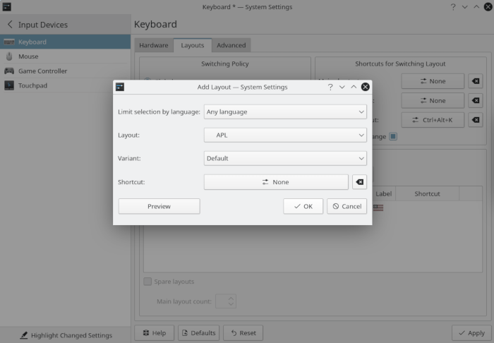 Plasma Set Keyboard Layout Keyboard Layout 05 Kde Add Layout