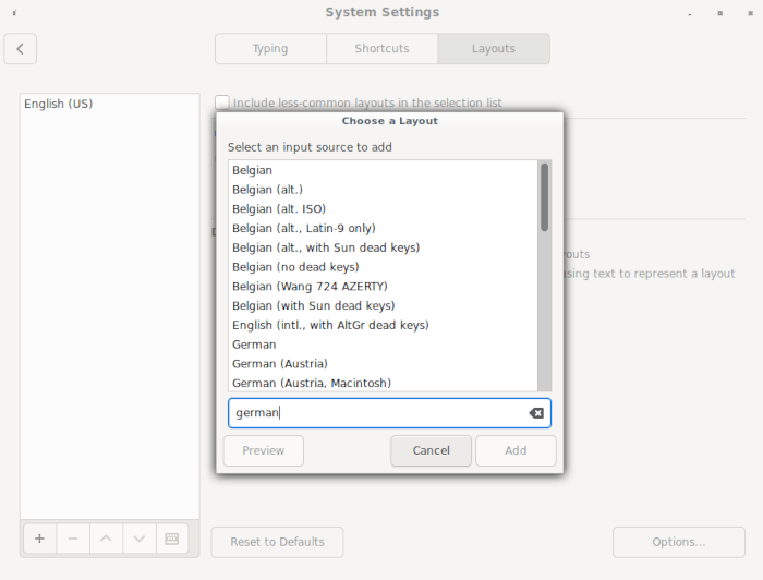 Cinnamon Select Keyboard Layout Keyboard Layout 10 Cinnamon Add Language