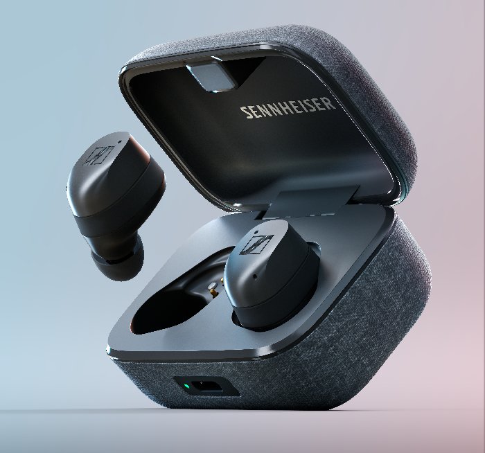 Momentum True Wireless Earbuds Out Of Case